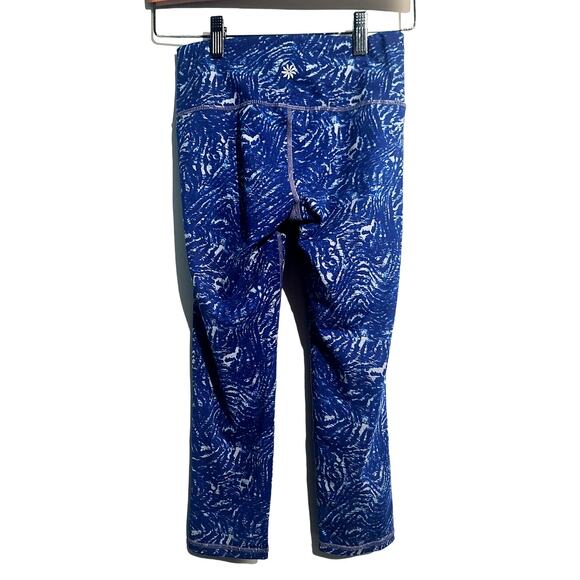 Athleta Zebra Chaturanga Workout Capri - Picture 2 of 5